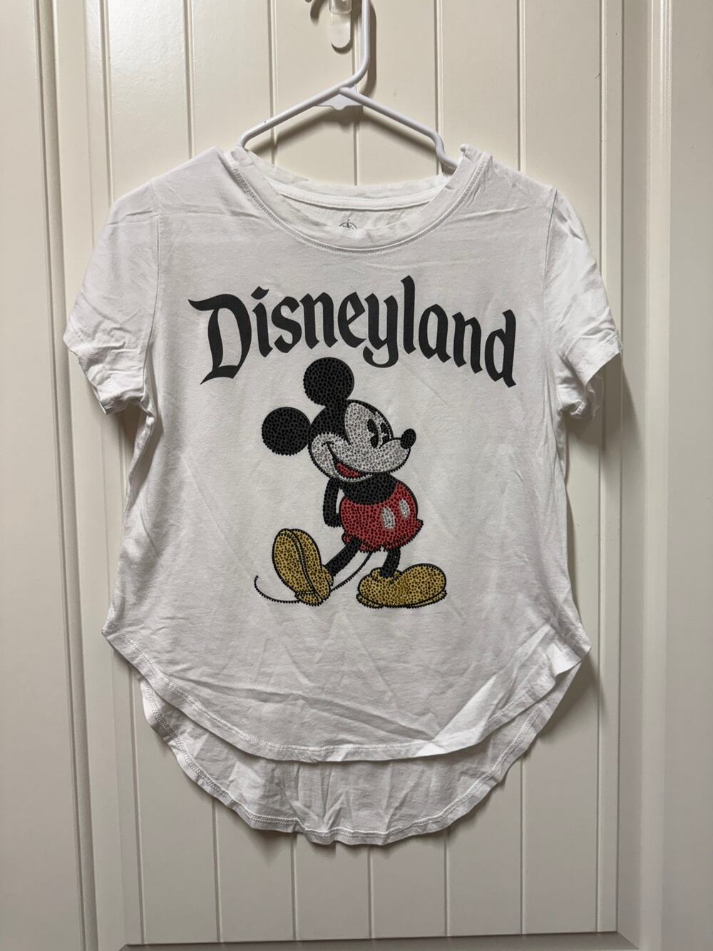 Disneyland womens shirt with bling Mickey Mouse Size Small